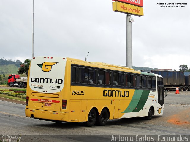 Empresa Gontijo de Transportes 15825 na cidade de João Monlevade, Minas Gerais, Brasil, por Antonio Carlos Fernandes. ID da foto: 3470087.