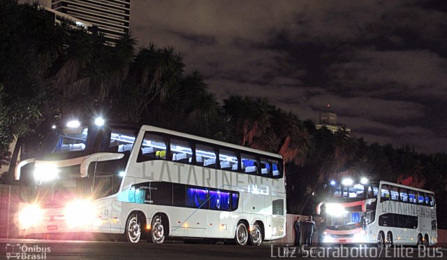 Auto Viação Catarinense 3520 na cidade de Curitiba, Paraná, Brasil, por Luiz Scarabotto . ID da foto: 3490096.