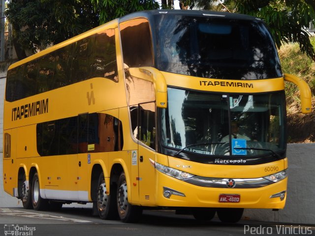 Viação Itapemirim 60090 na cidade de Volta Redonda, Rio de Janeiro, Brasil, por Pedro Vinicius. ID da foto: 3489756.