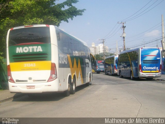 Viação Motta 31343 na cidade de São Paulo, São Paulo, Brasil, por Matheus de Melo Bento. Número da foto: #3489724.