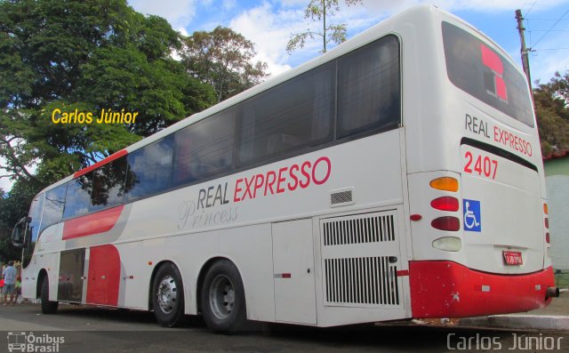 Real Expresso 2407 na cidade de Trindade, Goiás, Brasil, por Carlos Júnior. ID da foto: 3492301.