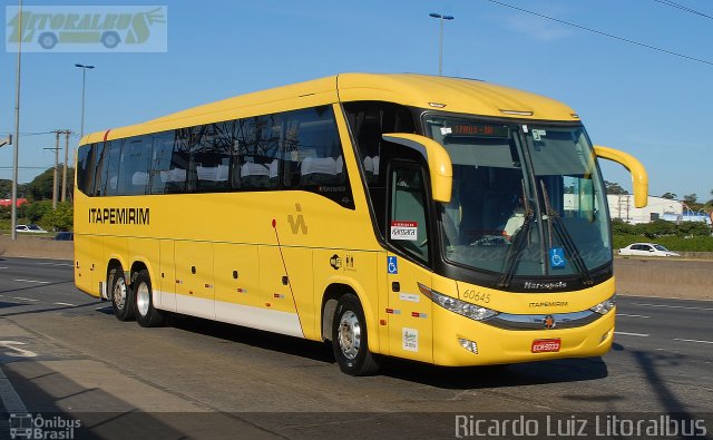 Viação Itapemirim 60645 na cidade de São Paulo, São Paulo, Brasil, por Ricardo Luiz. ID da foto: 3490841.