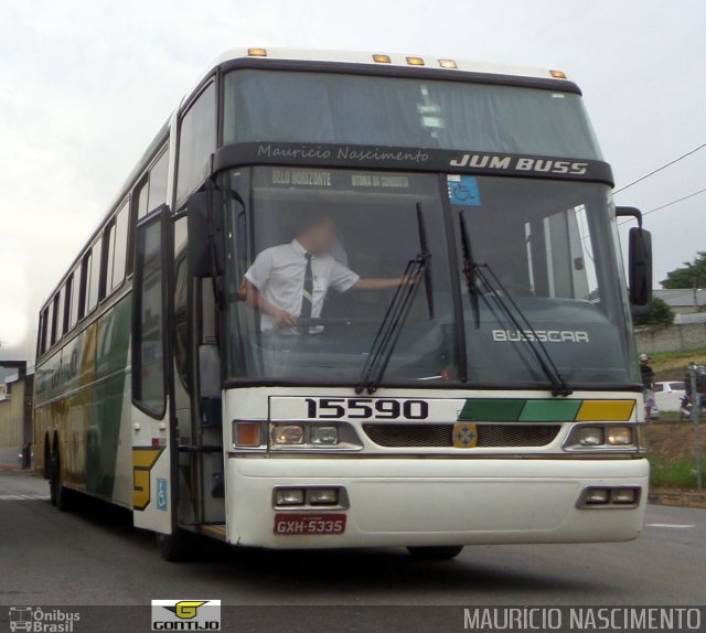 Empresa Gontijo de Transportes 15590 na cidade de Belo Horizonte, Minas Gerais, Brasil, por Maurício Nascimento. Número da foto: #3493100.