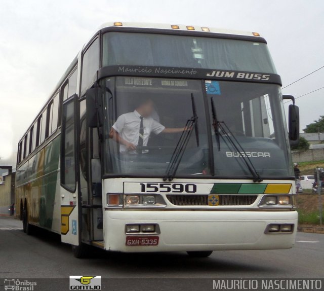 Empresa Gontijo de Transportes 15590 na cidade de Belo Horizonte, Minas Gerais, Brasil, por Maurício Nascimento. ID da foto: 3493100.