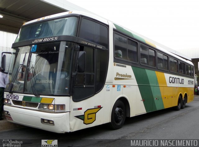 Empresa Gontijo de Transportes 15590 na cidade de Belo Horizonte, Minas Gerais, Brasil, por Maurício Nascimento. ID da foto: 3493083.