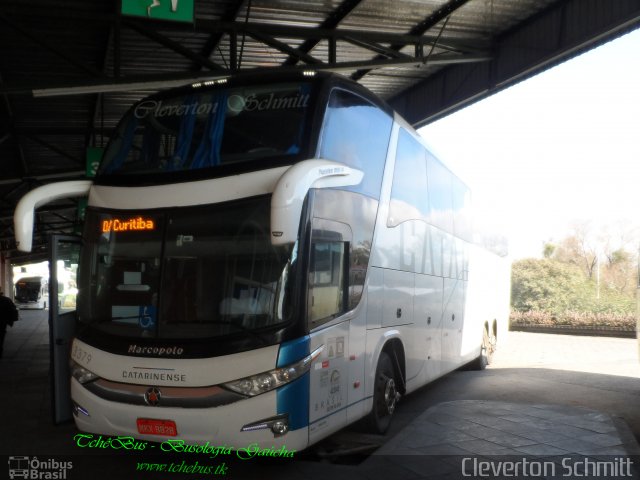 Auto Viação Catarinense 3379 na cidade de Santa Maria, Rio Grande do Sul, Brasil, por Cleverton Schmitt. Número da foto: #3493102.