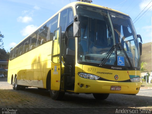 Viação Itapemirim 8711 na cidade de Inhapim, Minas Gerais, Brasil, por Anderson Silva. Número da foto: #3491246.