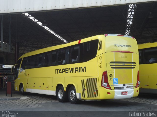 Viação Itapemirim 60533 na cidade de Vitória, Espírito Santo, Brasil, por Fábio Sales. ID da foto: 3491647.