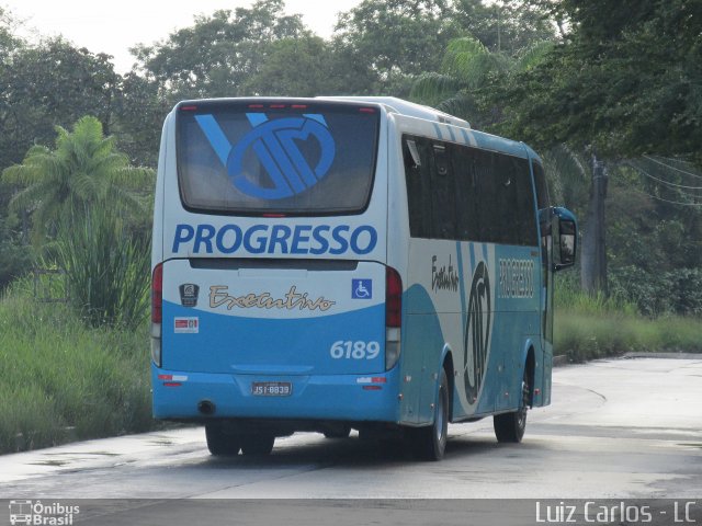 Auto Viação Progresso 6189 na cidade de Recife, Pernambuco, Brasil, por Luiz Carlos de Santana. Número da foto: #3494022.