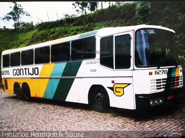 Empresa Gontijo de Transportes 6270 na cidade de João Monlevade, Minas Gerais, Brasil, por J. Alexandre Machado. ID da foto: 3494925.