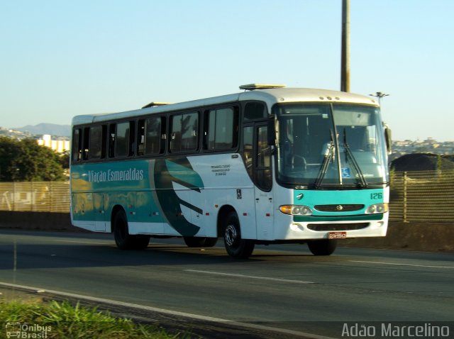 Viação Esmeraldas 126 na cidade de Belo Horizonte, Minas Gerais, Brasil, por Adão Raimundo Marcelino. ID da foto: 3494768.