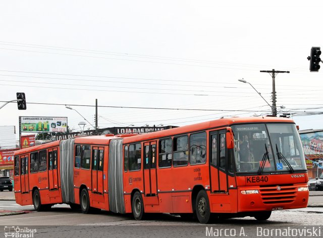 Viação Tamandaré KE840 na cidade de Curitiba, Paraná, Brasil, por Marco A.   Bornatoviski. ID da foto: 3496340.