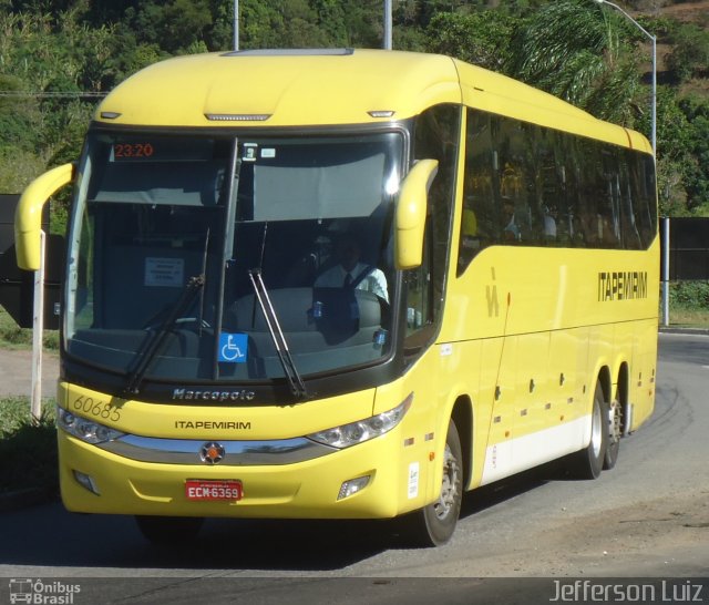 Viação Itapemirim 60685 na cidade de Viana, Espírito Santo, Brasil, por J.  Luiz. ID da foto: 3496909.