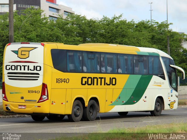 Empresa Gontijo de Transportes 18140 na cidade de Aracaju, Sergipe, Brasil, por Weiller Alves. ID da foto: 3497483.