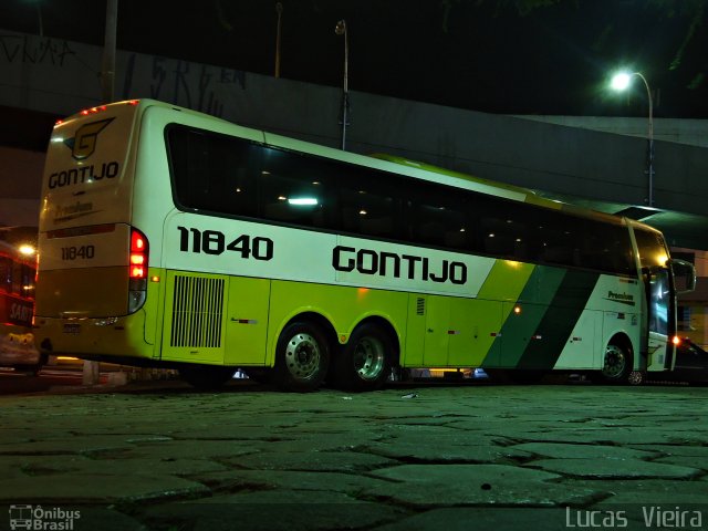 Empresa Gontijo de Transportes 11840 na cidade de Belo Horizonte, Minas Gerais, Brasil, por Lucas Vieira. ID da foto: 3496132.