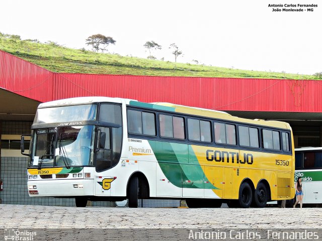 Empresa Gontijo de Transportes 15350 na cidade de João Monlevade, Minas Gerais, Brasil, por Antonio Carlos Fernandes. Número da foto: #3498546.