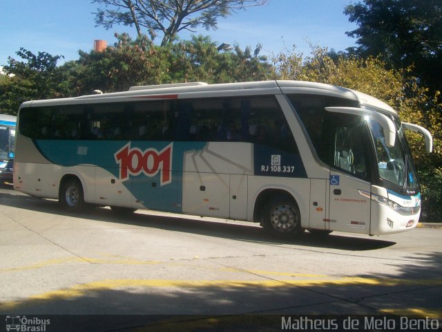 Auto Viação 1001 RJ 108.337 na cidade de São Paulo, São Paulo, Brasil, por Matheus de Melo Bento. Número da foto: #3499447.