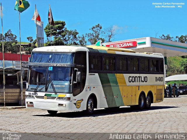 Empresa Gontijo de Transportes 11410 na cidade de João Monlevade, Minas Gerais, Brasil, por Antonio Carlos Fernandes. Número da foto: #3499524.