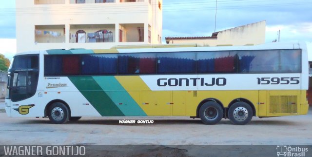 Empresa Gontijo de Transportes 15955 na cidade de Várzea da Palma, Minas Gerais, Brasil, por Wagner Gontijo Várzea da Palma-mg. Número da foto: #3497940.