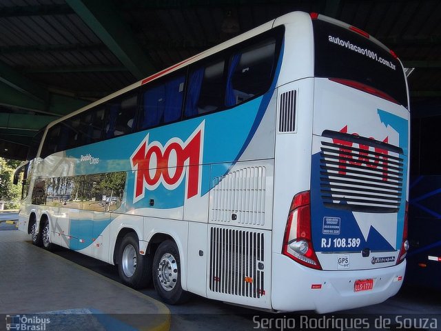 Auto Viação 1001 RJ 108.589 na cidade de Resende, Rio de Janeiro, Brasil, por Sergio Rodrigues de Souza. Número da foto: #3499077.