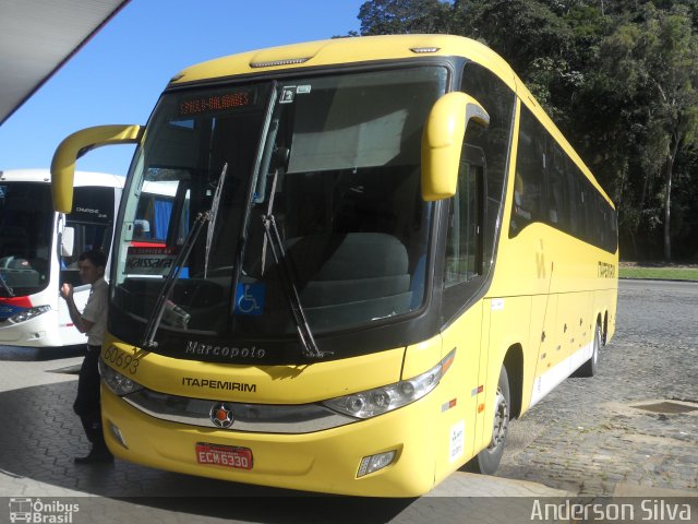 Viação Itapemirim 60693 na cidade de Inhapim, Minas Gerais, Brasil, por Anderson Silva. Número da foto: #3500474.