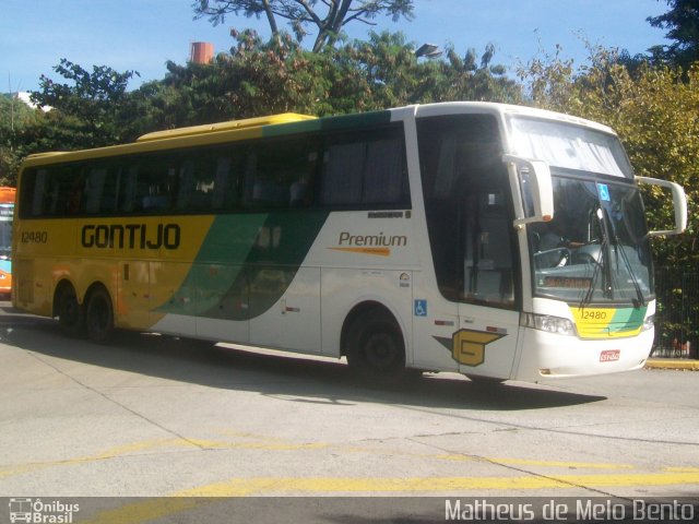 Empresa Gontijo de Transportes 12480 na cidade de São Paulo, São Paulo, Brasil, por Matheus de Melo Bento. Número da foto: #3500251.