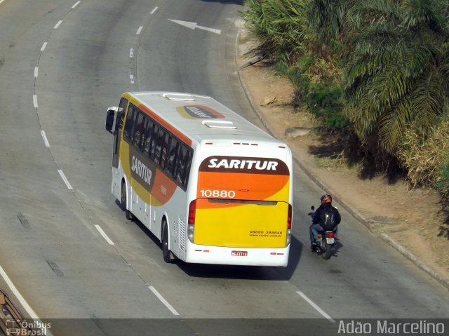 Saritur - Santa Rita Transporte Urbano e Rodoviário 10880 na cidade de Belo Horizonte, Minas Gerais, Brasil, por Adão Raimundo Marcelino. ID da foto: 3501988.