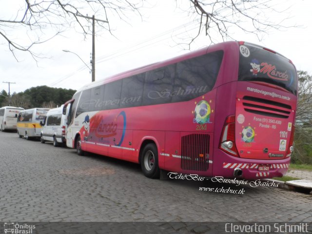MTU - Maroto Viagens e Turismo 1101 na cidade de Santa Maria, Rio Grande do Sul, Brasil, por Cleverton Schmitt. Número da foto: #3502316.