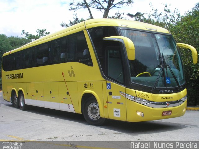 Viação Itapemirim 60815 na cidade de São Paulo, São Paulo, Brasil, por Rafael Nunes Pereira. ID da foto: 3502179.