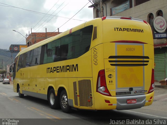Viação Itapemirim 60809 na cidade de Timóteo, Minas Gerais, Brasil, por Joase Batista da Silva. Número da foto: #3504179.