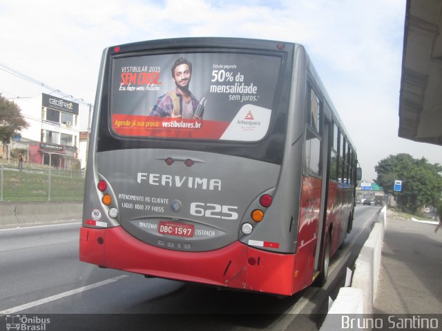 Viação Fervima 625 na cidade de Taboão da Serra, São Paulo, Brasil, por Bruno Santino. Número da foto: #3502771.