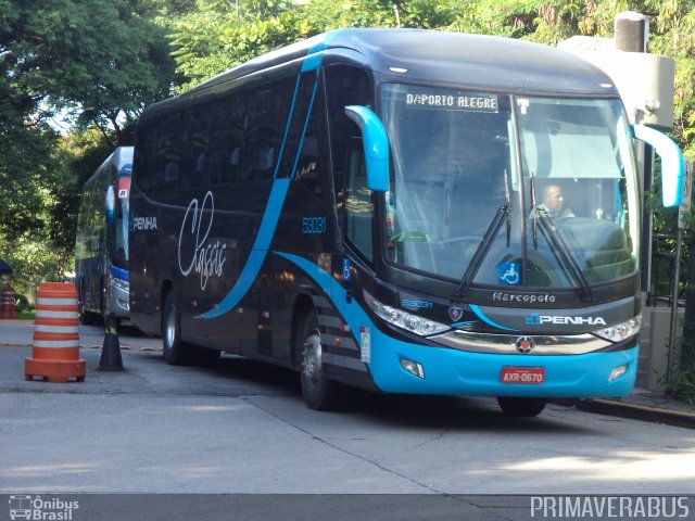 Empresa de Ônibus Nossa Senhora da Penha 53031 na cidade de São Paulo, São Paulo, Brasil, por Alexandre Rodrigo. ID da foto: 3504355.