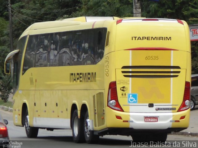 Viação Itapemirim 60535 na cidade de Ipatinga, Minas Gerais, Brasil, por Joase Batista da Silva. Número da foto: #3504204.