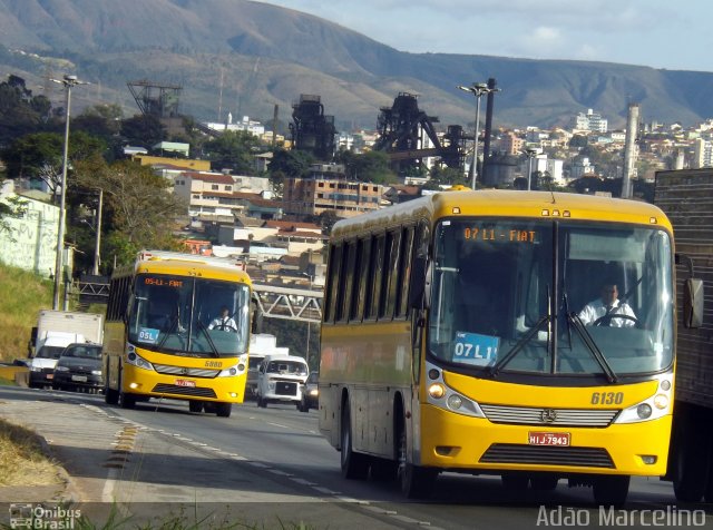 Viação Santa Edwiges 6130 na cidade de Belo Horizonte, Minas Gerais, Brasil, por Adão Raimundo Marcelino. Número da foto: #3505919.