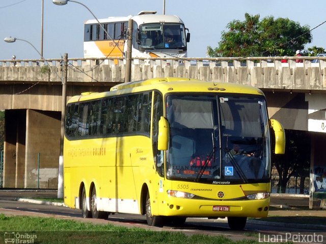 Viação Itapemirim 5505 na cidade de Vitória, Espírito Santo, Brasil, por Luan Peixoto. ID da foto: 3505827.