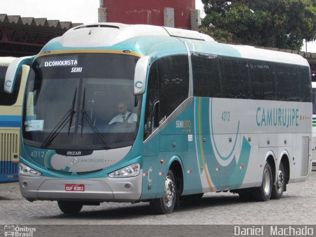 Auto Viação Camurujipe 4312 na cidade de Vitória da Conquista, Bahia, Brasil, por Daniel  Machado. ID da foto: 3505763.