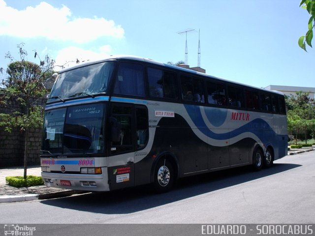 Mitur Turismo e Transportadora Turística 8004 na cidade de São Paulo, São Paulo, Brasil, por EDUARDO - SOROCABUS. Número da foto: #3505530.
