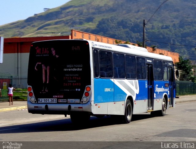 Auto Ônibus Fagundes RJ 101.363 na cidade de Niterói, Rio de Janeiro, Brasil, por Lucas Lima. ID da foto: 3504796.