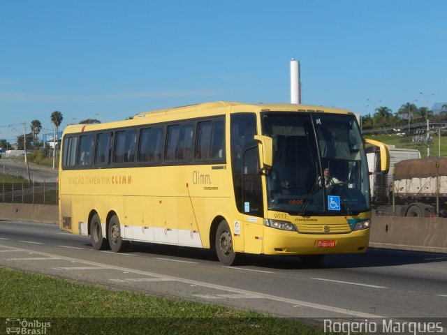 Viação Itapemirim 9011 na cidade de Taubaté, São Paulo, Brasil, por Rogerio Marques. ID da foto: 3505315.