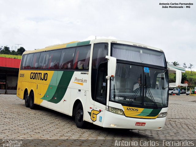 Empresa Gontijo de Transportes 12005 na cidade de João Monlevade, Minas Gerais, Brasil, por Antonio Carlos Fernandes. Número da foto: #3504974.