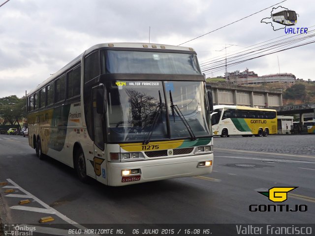 Empresa Gontijo de Transportes 11275 na cidade de Belo Horizonte, Minas Gerais, Brasil, por Valter Francisco. Número da foto: #3506357.