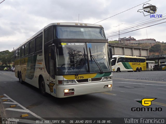 Empresa Gontijo de Transportes 11275 na cidade de Belo Horizonte, Minas Gerais, Brasil, por Valter Francisco. ID da foto: 3506357.