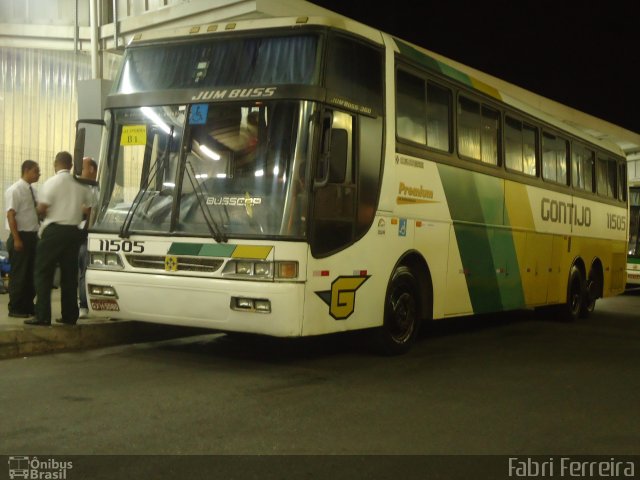 Empresa Gontijo de Transportes 11505 na cidade de Belo Horizonte, Minas Gerais, Brasil, por Fabri Ferreira. Número da foto: #3506415.