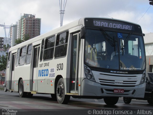 Capital do Agreste Transporte Urbano 930 na cidade de Caruaru, Pernambuco, Brasil, por Rodrigo Fonseca. Número da foto: #3504943.