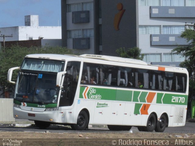 Cia. São Geraldo de Viação 21170 na cidade de Caruaru, Pernambuco, Brasil, por Rodrigo Fonseca. Número da foto: #3504932.