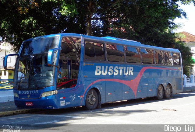 Busstur Transporte Coletivo e Turismo 843 na cidade de Joinville, Santa Catarina, Brasil, por Diego Lip. Número da foto: #3506942.
