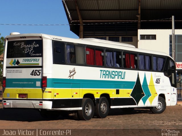 Viação Transpiauí 465 na cidade de Corrente, Piauí, Brasil, por João Victor. Número da foto: #3507401.