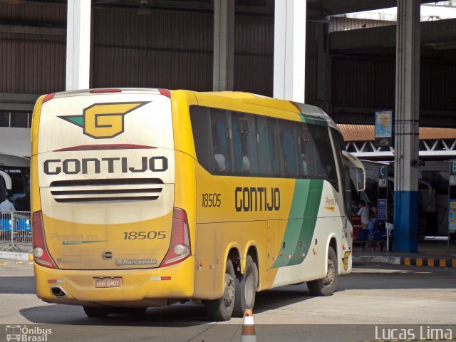 Empresa Gontijo de Transportes 18505 na cidade de Rio de Janeiro, Rio de Janeiro, Brasil, por Lucas Lima. Número da foto: #3507700.