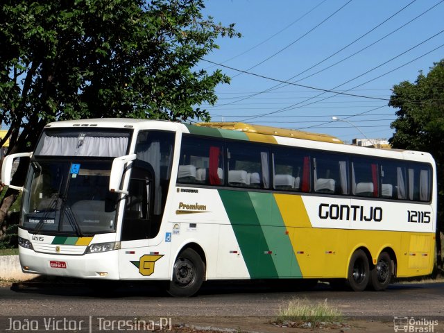 Empresa Gontijo de Transportes 12115 na cidade de Teresina, Piauí, Brasil, por João Victor. Número da foto: #3508049.