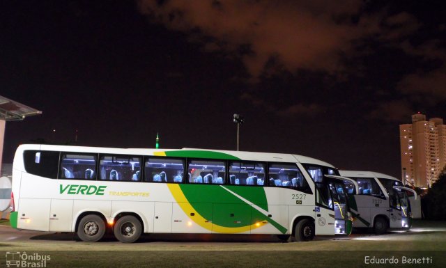 Verde Transportes 2527 na cidade de Cuiabá, Mato Grosso, Brasil, por Eduardo Benetti . Número da foto: #3508839.